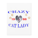 1988 Crazy Cat Lady postcards