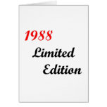 1988 Limited Edition Card