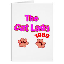 1989 Cat Lady Cards