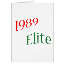 1989 Elite Greeting Card