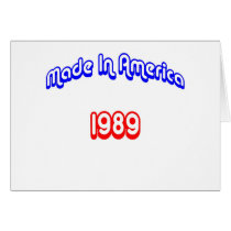 1989 Made In America cards