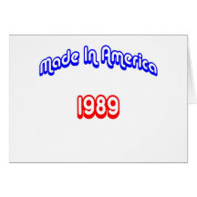 1989 Made In America Card