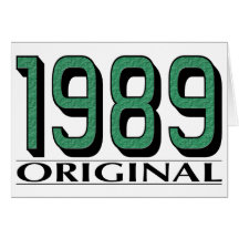 1989 Original Card