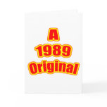 1989 Original Red Greeting Cards