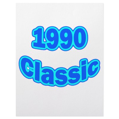 1990 Classic Blue Custom Letterhead by birthyeardesigns3