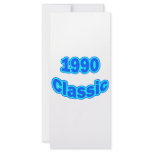 1990 Classic Blue Full Color Rack Card