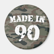 1990 Made In 90 Refrigerator Magnet