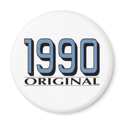 1990 Original Fridge Magnet by myfavoritetees
