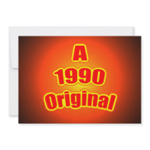 1990 Original Red Custom Invite