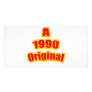 1990 Original Red Personalized Photo Card