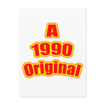 1990 Original Red Post Card