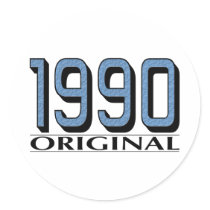 1990 Original Round Stickers