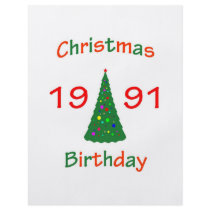 1991 Christmas Birthday Full Color Flyer