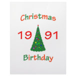 1991 Christmas Birthday Custom Letterhead