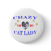 1991 Crazy Cat Lady Pin