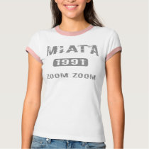 1991 Miata Apparel t-shirts by WideOpenRacewear 1991 Miata Apparel t-shirts