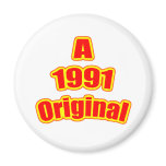 1991 Original Red Fridge Magnet
