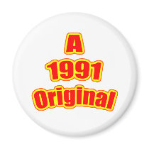 1991 Original Red Fridge Magnet