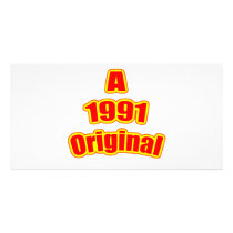 1991 Original Red Photo Card