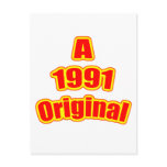 1991 Original Red Post Card