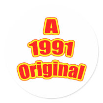 1991 Original Red Sticker