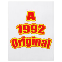 1992 Original Red Full Color Flyer