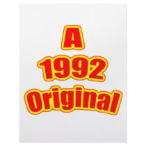 1992 Original Red Customized Letterhead