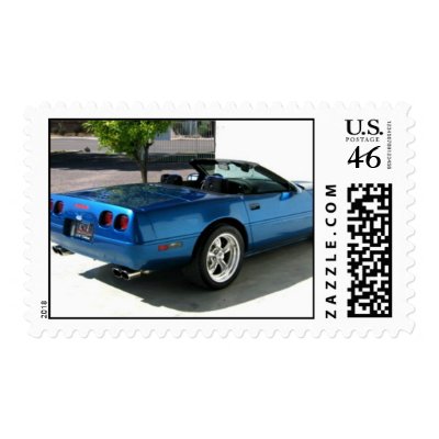 1993 Corvette Convertible Stamp by JoyBooks