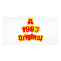 1993 Original Red Customized Photo Card