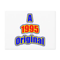 1995 Original Bl Red Postcard