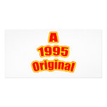 1995 Original Red Custom Photo Card