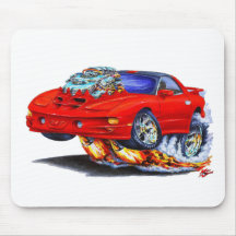 1998-02 Firebird Trans Am Red Car Mouse Mats