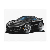 1998-02 Trans Am Black Car postcards