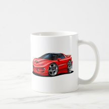 1998-02 Trans Am Red Car Mug