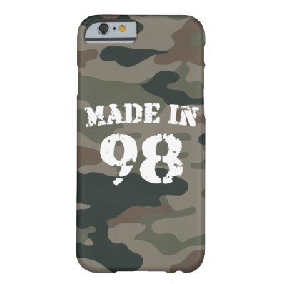 1998 Made In 98 iPhone 6/6s Barely There iPhone 6 Case