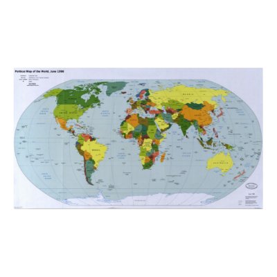 world map political map. 1998 Political Map of the