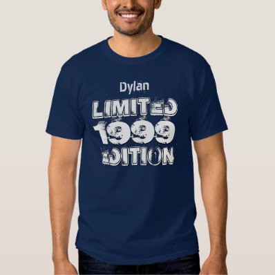 1999 Ltd Ed 16th Birthday or Any Year Navy W16D Tshirts