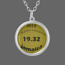 19.32 Jamaica Olympic Sterling Silver Necklace necklaces