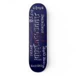 19.5 Ack Blops-BoneHead!-Shack Bleep Squadron Skateboard