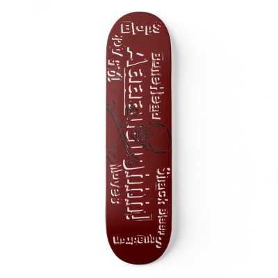 19.5 Ack Blops-BoneHead!-Shack Bleep Squadron Skateboard Decks by MJ12club