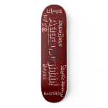 19.5 Ack Blops-BoneHead!-Shack Bleep Squadron Skateboard Decks