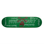 19.5 Ack Blops-BoneHead!-Shack Bleep Squadron Skateboard Deck