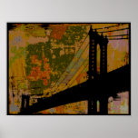 $19.95 Dancing Bridge  Print Poster