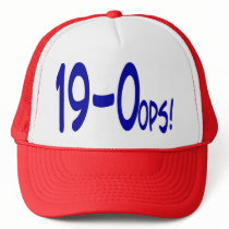 19 and 0ops Cap hats
