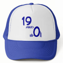 19 and uh-oh Cap Mesh Hats