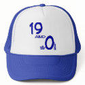 19 and uh-oh Cap hats