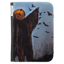 19 days to Halloween Crows Are Laughin' Kindle Folio Case