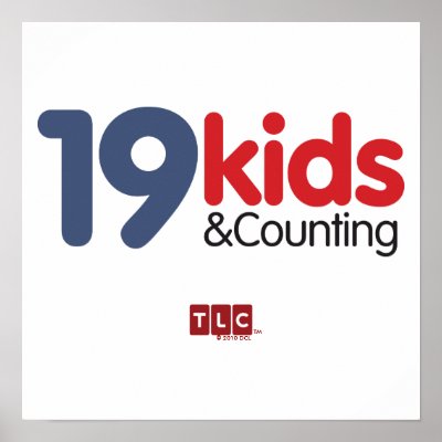 19 KIDS AND COUNTING Logo Poster by 18kidsandcounting