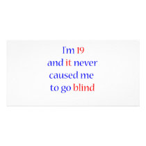 19 never gone blind photo cards