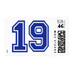 19 - nineteen stamps